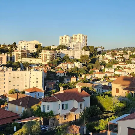 Stunning Views Large Balcony With Pool Feriehus Antibes